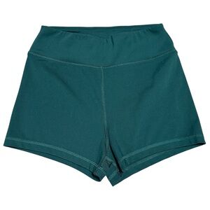 American Eagle Women’s High Waisted Shorts Small Dark Green workout gym